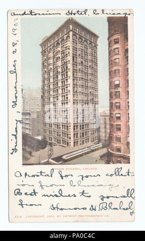 653 Fisher Building, Chicago, malato (NYPL b12647398-62064) Foto Stock