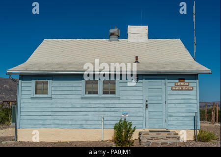 Castolon storico quartiere del Parco nazionale di Big Bend in Texas Foto Stock