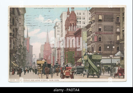 646 Fifth Avenue e la 42th Street, New York, N. Y (NYPL b12647398-69772) Foto Stock