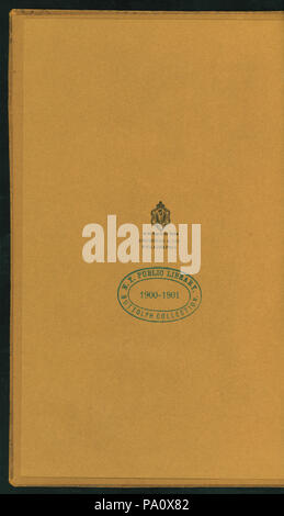 41 22ND banchetto annuale (detenute da) HOTEL ASSOCIATION OF NEW YORK CITY (a) "Delmonico's, NY" (HOTEL;) (NYPL ADE-275343-4000012043) Foto Stock