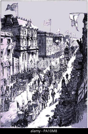 684 Fête Nationale 24 juin 1874 Montreal Foto Stock