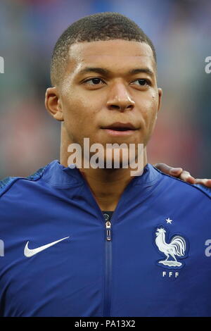 San Pietroburgo, Russia. 10 Luglio, 2018. Kylian Mbappe (FRA) Calcio/Calcetto : FIFA World Cup Russia 2018 semi final match tra Francia 1-0 Belgio a San Pietroburgo Stadium di San Pietroburgo, Russia . Credito: Mutsu KAWAMORI/AFLO/Alamy Live News Foto Stock