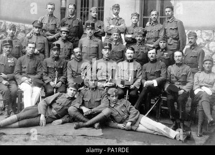 653 Prima Guerra Mondiale, tableau, soldato, uniforme, uomini, spada, cortile, medaglia Fortepan 2362 Foto Stock