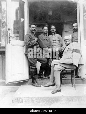 653 Prima Guerra Mondiale, tableau, uomini, Fortepan uniforme 2390 Foto Stock