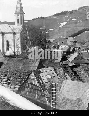 175 Balra un Segítő Szűzanya görög katolikus templom. Fortepan 2490 Foto Stock