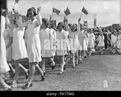 248 SLNSW 24623 il giorno di San Patrizio pageant Foto Stock