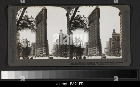 655 Flatiron Building, (S) più notevole struttura aziendale sulla terra, New York (NYPL B11708059-G91F204 031F) Foto Stock