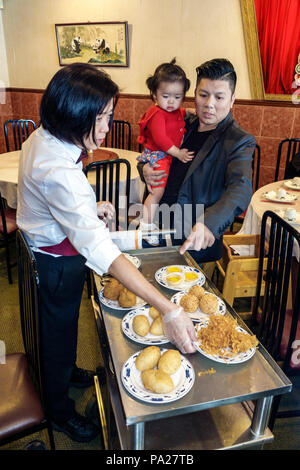 Orlando Florida,Chinatown,Lam's Garden Chinese,ristorante ristoranti ristorazione caffè bistrot,dim sum,asiatici immigrati etnici i Foto Stock