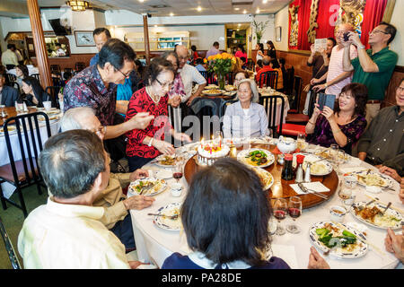 Orlando Florida,Chinatown,Lam's Garden Chinese,ristorante ristoranti ristorazione caffè cafè bistrot,dim sum,etnico,ristorante,grande famiglia,pigro Foto Stock