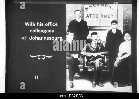 688 Gandhi office Johannesburg Foto Stock