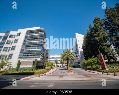 Los Angels, giu 9: Costruzione del LAC USC Medical Center su giu 9, 2018 a Los Angeles in California Foto Stock