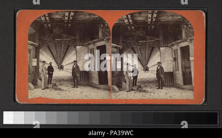 622 Ingresso al carrello modo sospensione ponte, Niagara (NYPL B11708199-G91F070 152F) Foto Stock