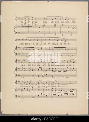 80 una ninna nanna Georgia (hush-a-bye o'-baby) (NYPL ADE-608784-1966756) Foto Stock