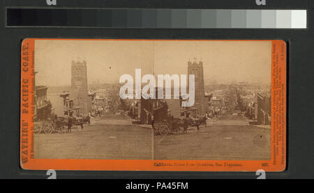267 California Street, da Stockton, San Francisco (NYPL B11707331-G89F409 034F) Foto Stock