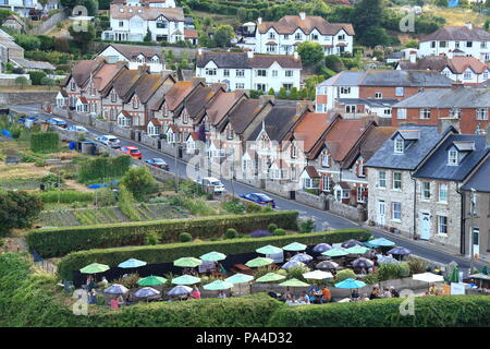 Villaggio di Pescatori di birra in East Devon Foto Stock