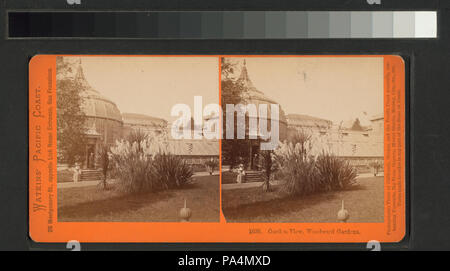 688 vista giardino, Woodward's Gardens (NYPL B11707333-G89F411 033F) Foto Stock