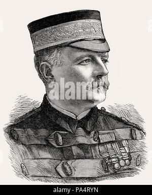 Lieutenant-General Sir Herbert Taylor MacPherson, 1827 - 1886, il comandante del contingente indiano durante la recente campagna in Egitto, dal British Ba Foto Stock