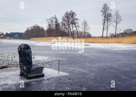 Klucz lago vicino Sikory e Topolina frazioni di Legionowo County in Masovian voivodato di Polonia Foto Stock