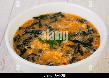 Kimchi coreano zuppa di cavolo Foto Stock