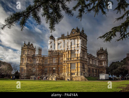 Wollaton Hall di Nottingham.ora un importante grado di un edificio elencato, la stupenda hall ospita il Nottingham il Museo di Storia Naturale Foto Stock