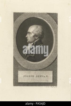 Joseph Marie Servan de Gerbey (1741-1808). Museo: Collezione privata. Foto Stock