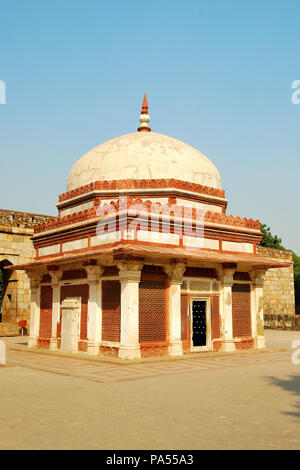 Tomba di Imam Zamin e Alai Darwaza, Qutub Minar complesso, Delhi, India Foto Stock