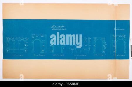 22 Arbetsritningar, fastigheten nr 4 Hamngatan - Hallwylska museet - 105299 Foto Stock