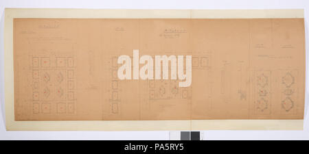 22 Arbetsritningar, fastigheten nr 4 Hamngatan - Hallwylska museet - 105306 Foto Stock