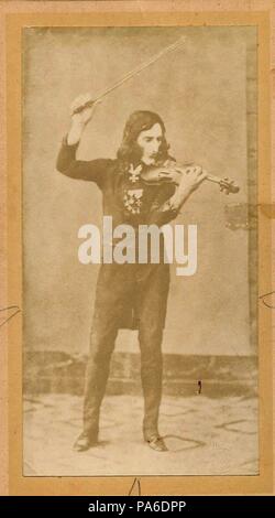 Ritratto di Niccolò Paganini (1782-1840). Museo: Collezione privata. Foto Stock