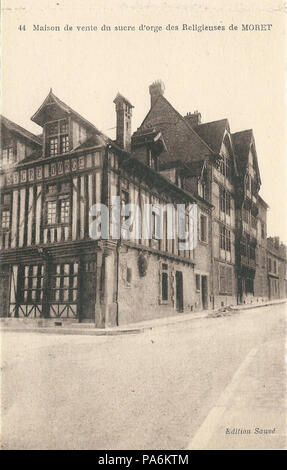 177 Moret-sur-Loing-FR-77-vers 1925-CPA-17 Foto Stock