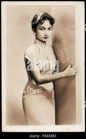 158 giace Noor, c 1956, tre quarti di ritratto, (Djakartawood, Semarang) Foto Stock