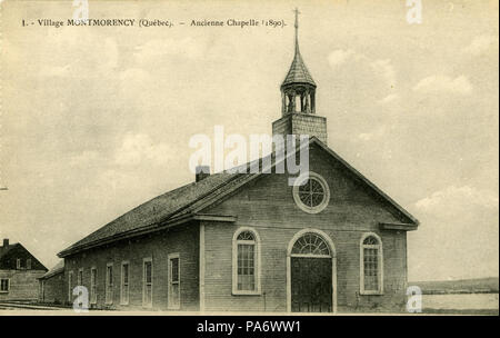 19 Ancienne chapelle Saint-Thomas-de-la-Pointe-à-la-Caille de Montmagny BAnQ P748S1P1350 Foto Stock