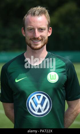 Wolfsburg, Deutschland. Il 20 luglio, 2018. firo: 20.07.2018, calcio, 1.Bundesliga, stagione 2018/2019, VfL Wolfsburg, photo shoot, ritratti, ritratto, Massimiliano ARNOLD, | Utilizzo di credito in tutto il mondo: dpa/Alamy Live News Foto Stock