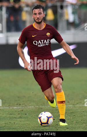 Roma, Italia. 21 Luglio, 2018. Il calcio ASroma amichevole -Roma 20-lug-2018 Nella foto bryan cristante Foto fotografo01 Credit: Indipendente Agenzia fotografica/Alamy Live News Foto Stock