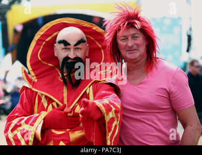 Perth, Regno Unito. Il 21 luglio 2018. Il riavvolgimento 80,s Music Festival,prende il via al Scone Palace Scozia Perth, Credito: Derek Allan/Alamy Live News Foto Stock