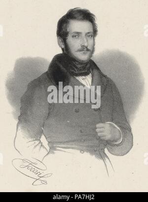 Ritratto del compositore Gaetano Donizetti (1797-1848). Museo: Collezione privata. Foto Stock