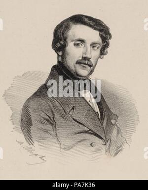 Ritratto del compositore Gaetano Donizetti (1797-1848). Museo: Collezione privata. Foto Stock