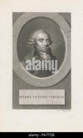 Pierre Victurnien Vergniaud (1753-1793). Museo: Collezione privata. Foto Stock