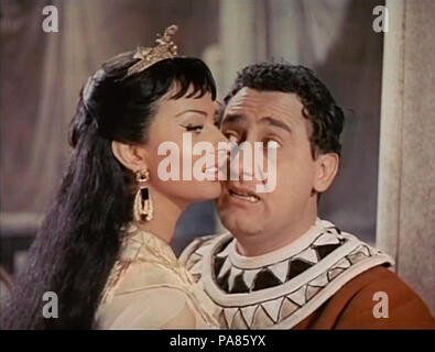 70 a causa notti con Cleopatra - Loren-Sordi Foto Stock