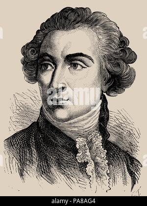 Pierre-Ambroise-François Choderlos de Laclos (1741-1803). Museo: Collezione privata. Foto Stock