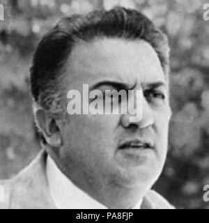 81 Federico Fellini negli anni Settanta (ritagliate) Foto Stock