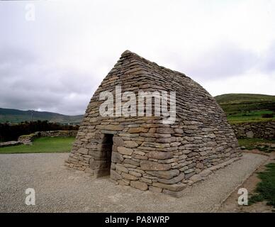 La Iglesia-S VI/IX PALEOCRISTIANO-PIEDRA PECCATO ARGAMASA-PUERTO DE SMERWICK. Posizione: ORATORIO GALLARUS, Dingle. Foto Stock