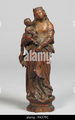 Madonna e Bambino. Cultura: Netherlandish Sud. Dimensioni: H. 6 3/8 in. (16,2 cm). Data: XVI secolo. Museo: Metropolitan Museum of Art di New York, Stati Uniti d'America. Foto Stock