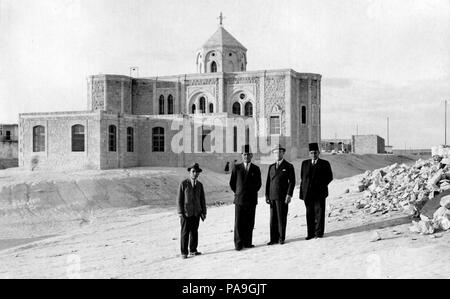 225 San Gregorio chiesa armena, Aleppo, 1936 Foto Stock