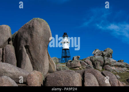 Peninnis Capo Faro, St. Mary's, isole Scilly, Cornwall, Regno Unito Foto Stock