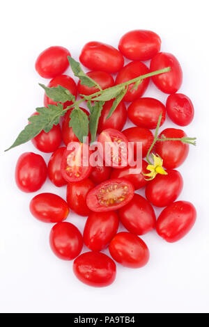Pomodori ciliegia pera drop. Foto Stock