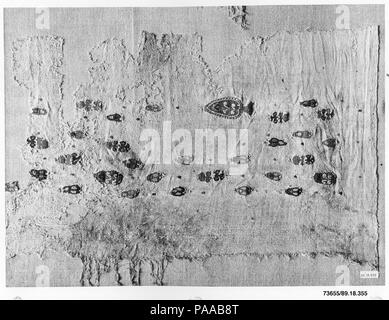 Frammento. Dimensioni: 17 15/16 in. Alta 10 13/16 in. ampia (45,5 cm di altezza 27,5 cm di larghezza). Data: 5a-6a secolo. Museo: Metropolitan Museum of Art di New York, Stati Uniti d'America. Foto Stock