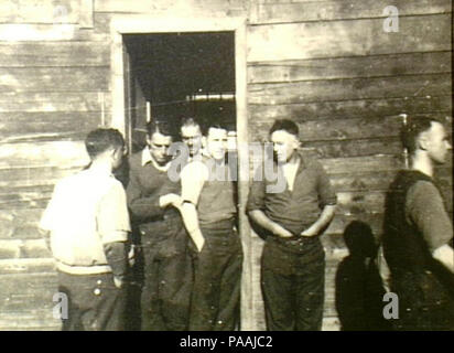 207 prigionieri di guerra a Stalag XVIII-D 1944 Foto Stock