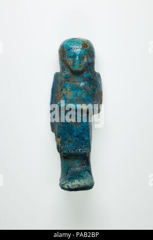 Sorvegliante Shabti di Henettawy (C), Figlia di Isetemkheb. Dimensioni: h. 11,7 × w. 4.3 × d. 3.6 cm (4 5/8 × 1 11/16 × 1 7/16 in.). Dynasty: Dynasty 21. Data: ca. 990-970 A.C. Museo: Metropolitan Museum of Art di New York, Stati Uniti d'America. Foto Stock