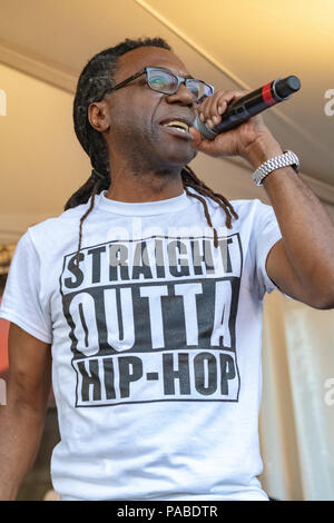 BUSY BEE HOSTING EPMD CONCERTO PRESSO NJ PAC Luglio 19,2018 Foto Stock